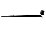 Weedness Metall-Gandalf-Pfeife Schwarz 20 cm – Holzpfeife...