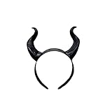 keland Halloween Kostüm Gothic Maleficent Hörner Haarreif...