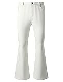 JOGAL Herren Schlaghose 70er Jahre Karneval Disco Outfits Ausgestellte...