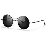 Sonnenbrille-Herren-Damen-Rund-Polarisiert Sonnenbrillen Runde Brille...