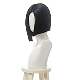 Valorant Viper Kurze Gerade Schwarz Cosplay Perücken Hitze Beständig...