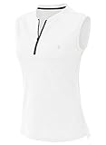 YSENTO Damen Golf Shirt Poloshirt Ärmelloses Tennis Shirt Leicht...