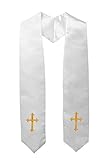 IvyRobes Erwachsene Klerus Chor Gestohlen mit Stickerei Kreuz...
