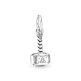PANDORA x MARVEL Charm Anhänger 'Thor´s Hammer' Silber 790483C01