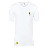 Borussia Dortmund Unisex Bvb T-shirt Reus Comic T Shirt, Weiß, L EU