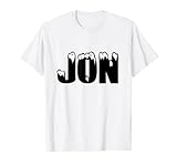 Lustiges Last Minute Snow Font 'Jon' Halloween Kostüm T-Shirt T-Shirt