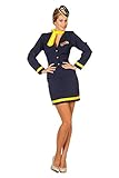 Wilbers 4092 Deluxe Kostüm Stewardesse Damen