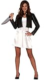FIESTAS GUIRCA Teuflische Chucky Braut Kostüm für Damen