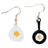 Holibanna Spiegelei Ohrringe Bratpfanne Ohrringe Ohrstecker...