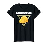 Bauleiterin - Bauarbeiter Kostüm - Bauaurbeiterhelm Helm T-Shirt