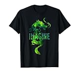 Imaginäres Fantasie Drachen T Shirt Geschenk Damen Herren