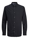 JACK&JONES Hemd Slim Fit Business Shirt Weiches Langarm Twill Oberteil...