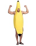 EraSpooky Banane Kostüm für Unisex Gelb Frucht