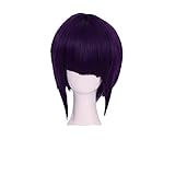 Kyoka Jiro Cosplay Wigs Jirou Kyouka Short Purple Black Heat Resistant...