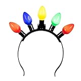 Boland 31201 - Party-Tiara mit LED, Haarreif mit Beleuchtung,...