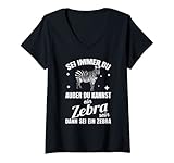 Damen Zebra-tier-tropen-wildnis-kostüm-geschenk-zoo-streifen T-Shirt...