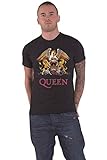 Official Queen Classic Crest T-Shirt Schwarz
