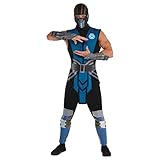 Amscan - Erwachsenenkostüm Sub Zero aus Mortal Kombat, Overall,...