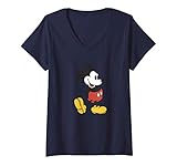 Damen Disney Mickey Mouse Retro Standing Foot Pop T-Shirt mit...