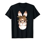 Süßes Kaninchen Hase Ostern Leopard Year of the Rabbit Bunny T-Shirt
