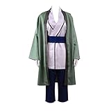 Damen Tsunade Cosplay Kostüm Outfit Robe Mantel Halloween Full Set...