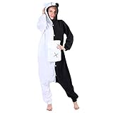 Unisex Anime Danganronpa Monokuma Onesies Pyjamas Erwachsene...