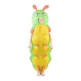 Bodysocks Fancy Dress Kinder Aufblasbares Raupe Kostüm