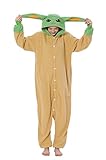 LorranTree Relaxo Kostüm Master Yoda Onesie Jumpsuit Tier Relax...