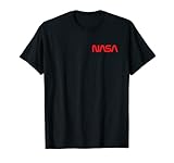 NASA Shirt, Neues Brust Worm Logo Abzeichen Trendiges Fun T-Shirt