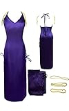 Seaehey Nami Cosplay Kleid Lila One Piece Nami Kostüm mit Accessoires...