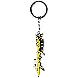 JINX Schlüsselanhänger Cyberpunk 2077 Metallic Logo, gelb,...