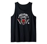 Stranger Things 4 Hellfire Club Skull & Weapons Tank Top