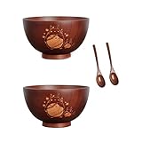 Huachaoxiang 2er Set Japanische Reisschale Suppenschale aus...
