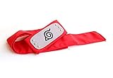 Multiculture Ninja rotes Stirnband Stirnschutz Konoha Sasuke Hatake...