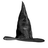 Widmann 2859W - Hexen Hut für Kinder, Schwarz, Zauberer, Magier,...