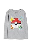 C&A Kinder Jungen T-Shirt Langärmelig Motivprint Pokémon...