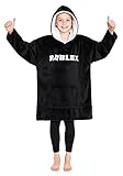Roblox Oversized Hoodie Jungen Pullover, Gaming Fleece Decken Hoodie...