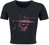 My Chemical Romance Angel Crop Frauen T-Shirt schwarz M 95% Baumwolle,...