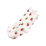 WOWOWO Frauen Socken Süße Süße Lustige Süße Creme Bonbon Farbe...