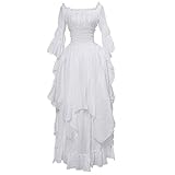 Mittelalterlic Abendkleid Damen Halloween Kostüm Prinzessinnen...