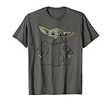 Star Wars The Mandalorian Grogu Zeichnung T-Shirt