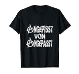 Angepisst von Angepasst Rebell Punk Be Different Anarchie T-Shirt