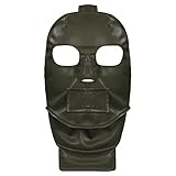 SINSEN Riddler Maske Vollgesichtsmaske Ledermaske Edward Nygma Cosplay...