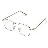 Navaris Retro Brille ohne Sehstärke - Damen Herren Vintage Modebrille...