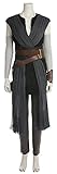 Erwachsene Rey Cosplay Kostüm Jedi Ritter Outfit Kampfanzug Halloween...