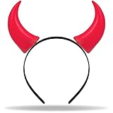 Hatstar Teufelshörner Haarreif rot | Teufelsohren Devil Ears | für...