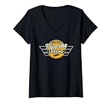 Damen Tolles Flaschen-Kostüm T-Shirt mit V-Ausschnitt