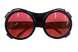 Willy Wonka Sonnenbrille, Weiß, Schwarz, mit Gläsern, für...