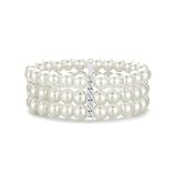 BABEYOND 1920s Armband Damen Perlen Blinkende Kristall Armband 20er...