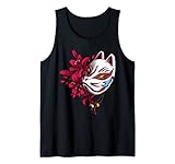 Kitsune Maske Japan Anime Kumiho Neunschwänziger Fuchs Tank Top